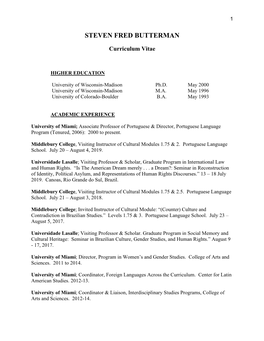 Curriculum Vitae