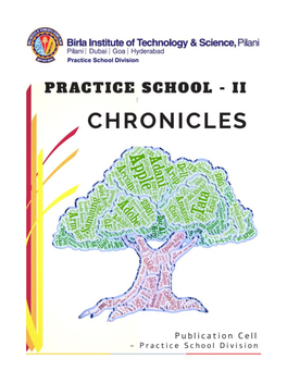 PS-II Chronicles I Semester 2020-21