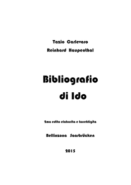 Bibliografio Di Ido