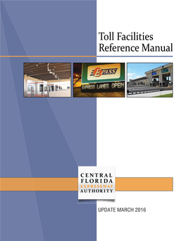 Toll Facilities Reference Manual