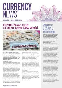 COVID-19 and Cash