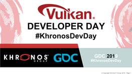Vulkan Developer Driver Branch ( - Will Be in Mainline Drivers Soon