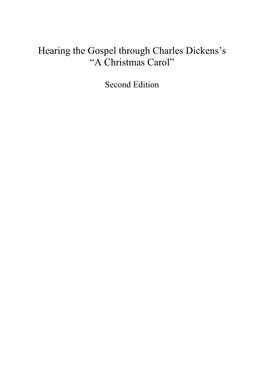 A Christmas Carol”