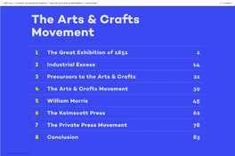 The Arts & Crafts Movement