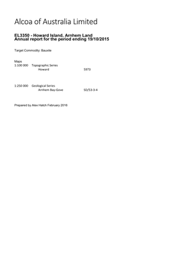 Guidelines for Reporting on Mineral Titles