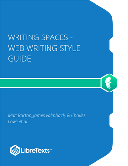 Writing Spaces - Web Writing Style Guide
