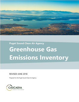 Puget Sound Clean Air Agency Greenhouse Gas Emissions Inventory