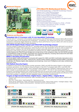 J7F2 Mini-ITX Motherboard Series