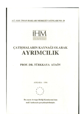 Çatışmaların Kaynağı Olarak Ayrımcılık.Pdf