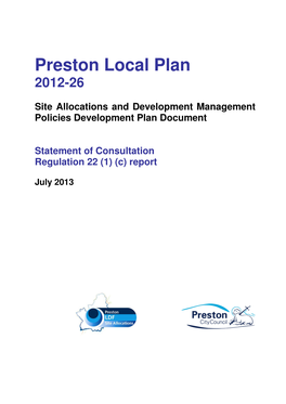 Preston Local Plan 2012-26