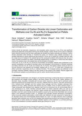 Transformation of Carbon Dioxide Into Linear Carbonates and Methane