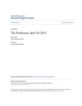 The Parthenon, April 10, 2013