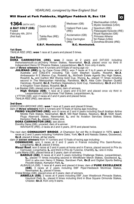 October Yearling Sale Book 1