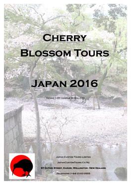 Cherry Blossom Tours Cherry Blossom Tours