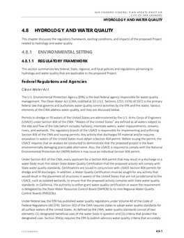 4.8 Hydrology and Water Quality