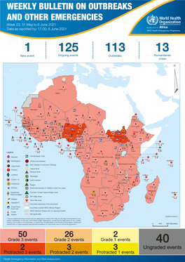 Weekly Bulletin on Outbreaks