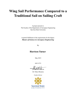 Wing Sail Vs. Traditional Sail Performance Comparison [Pdf]