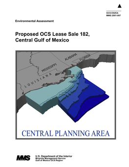 Proposed OCS Lease Sale 182, Central Gulf of Mexico