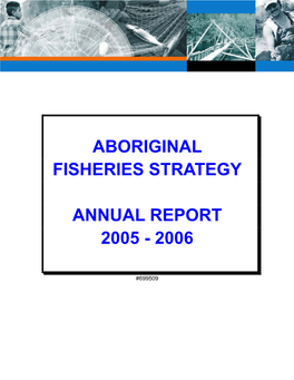 Aboriginal Fisheries Strategy Annual Report 2004-2005