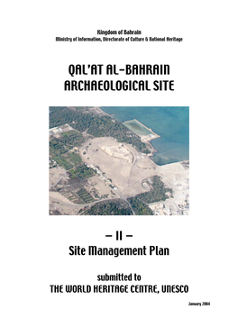 Qal'at Al-Bahrain Archaeological Site