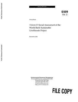 World Bank Document