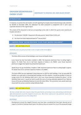 Croydon Decentralised Energy Study