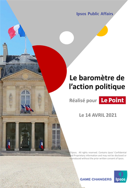 Baromètre Politique Ipsos-Le Point : Avril 2021