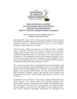 The National Academy of Television Arts & Sciences