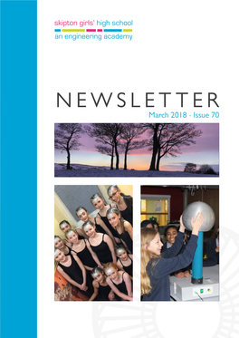 NEWSLETTER March 2018 - Issue 70 a Word from the Headteacher