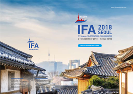 IFA 2018 Seoul Organising Committee INTERNATIONAL FISCAL ASSOCIATION
