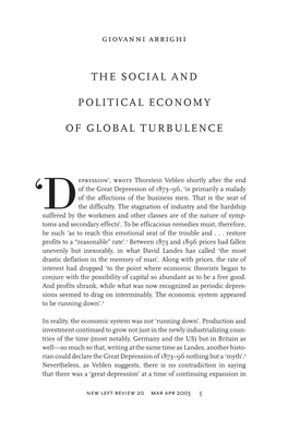 The Social and Political Economy of Global