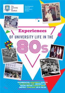 Experiences of UNIVERSITY LIFE in THE