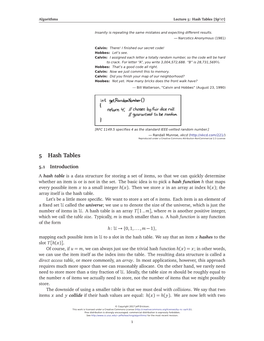 Hash Tables [Sp’17]