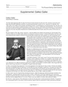 Galileo Galilei