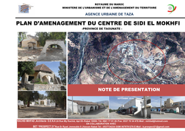 Plan D'amenagement Du Centre De Sidi El Mokhfi