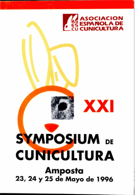 XXI Symposium De ASESCU-AMPOSTA,1996