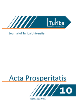 Journal of Turiba University