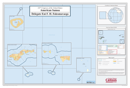 American Samoa Delegate Eni F. H. Faleomavaega Swains Island