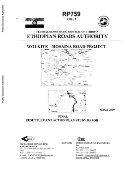 Ethiopian Roads Authority Wolkite