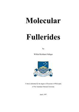 Molecular Fullerides