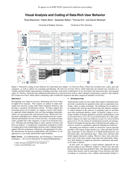 Visual Analysis and Coding of Data-Rich User Behavior