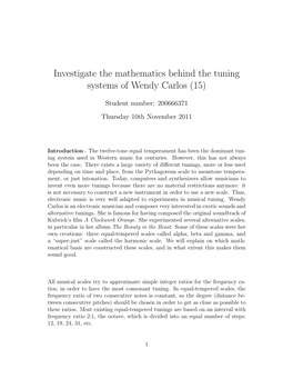 Investigate the Mathematics Behind the Tuning Systems of Wendy Carlos (15)