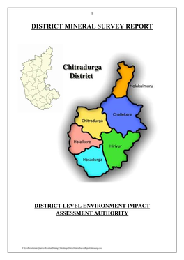 District Mineral Survey Report