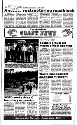 Sunshine Coast 25* Per Copy on News Stands September 18,1989