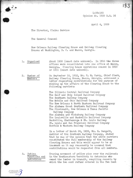 L-39-183 Opinion No. 193S R.R. 26 April 4, 1939 the Director, Claims