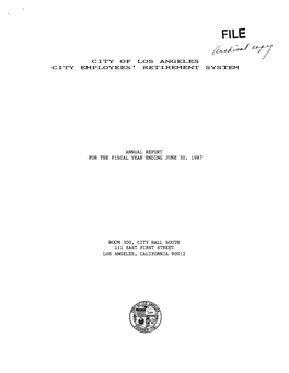 1987 Comprehensive Annual Financial Report