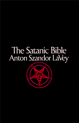 The Satanic Bible