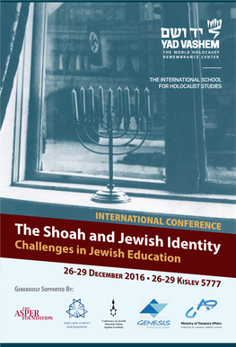 The Shoah and Jewish Identityonference Challenges in Jewish Education