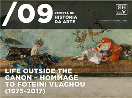 Life Outside the Canon – Hommage to Foteini Vlachou