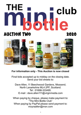 Auction Two 2020